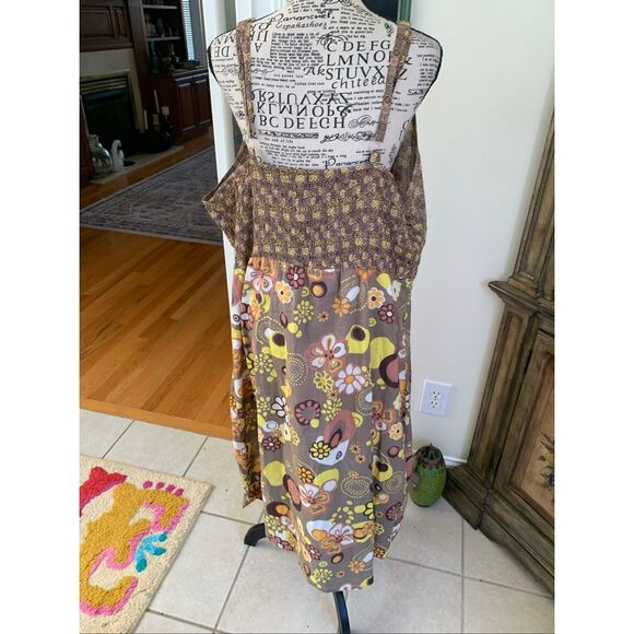 Vintage Cotton Retro Pattern Sundress - Picture 8 of 9